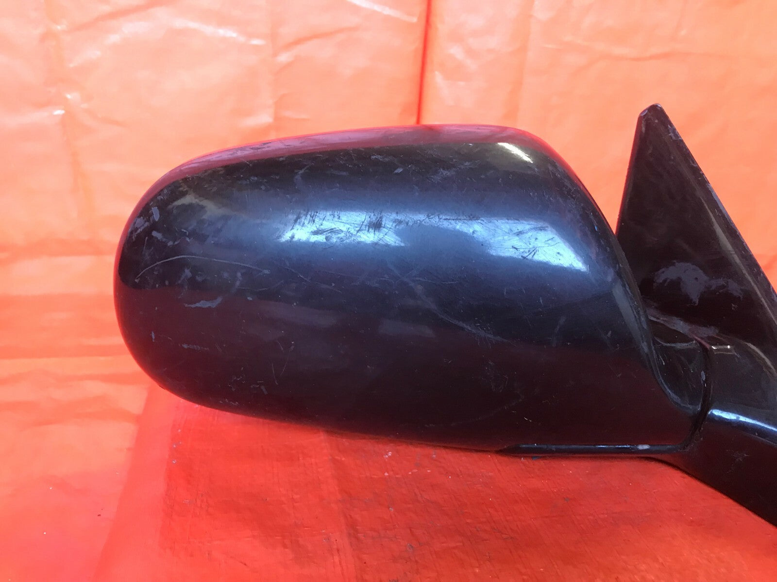 OEM 1992 1993 HONDA ACCORD PASSENGER RIGHT SIDE VIEW MIRROR   BLACK   3 PIN1