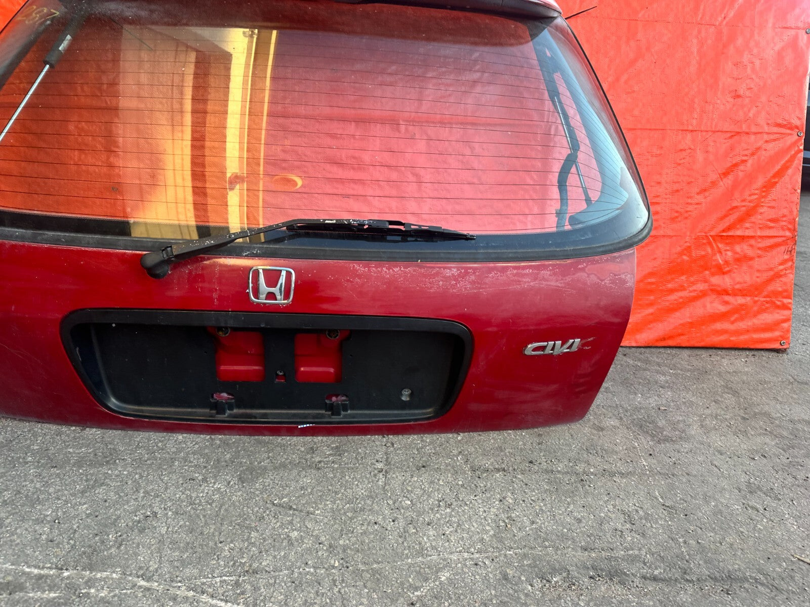96 00 HONDA CIVIC   REAR HATCH BACK HATCHBACK TAIL GATE TAILGATE TRUN OEM #2873