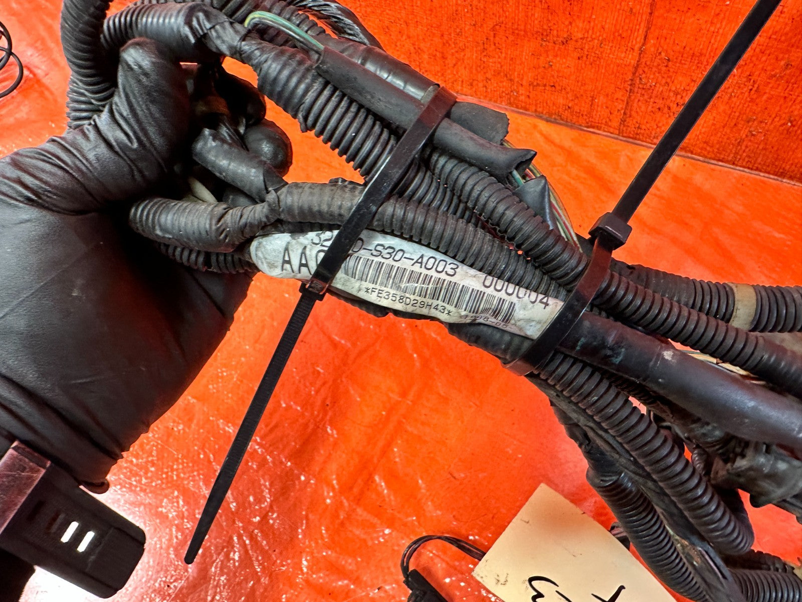 1998 98 HONDA PRELUDE BASE   HEADLIGHT HARNESS ENGINE ROOM BAY HARNESS   OEM 32312