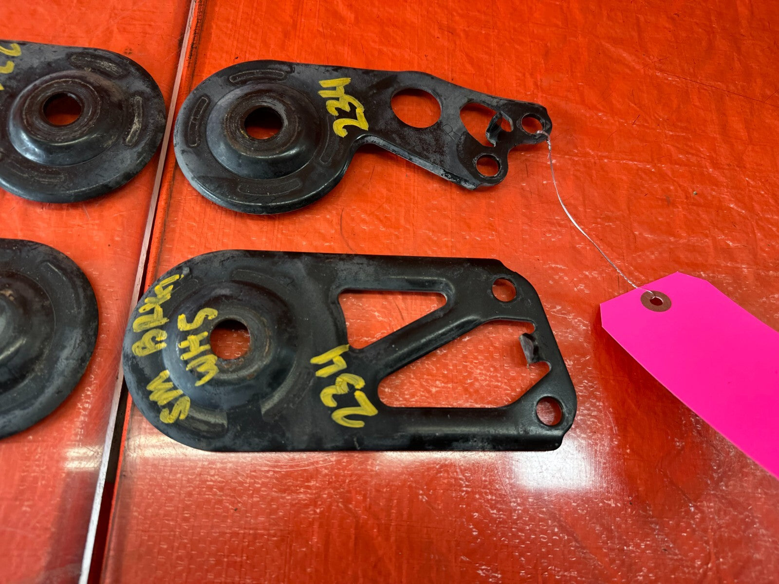 04 08 ACURA TL REAR SUB FRAME CROSSMEMBER MOUNTING BRACKET BRACE SET   OEM #2331