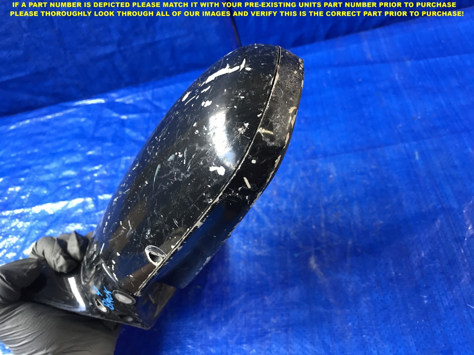 OEM 1990 1991 1992 1993 HONDA ACCORD DRIVER LEFT SIDE VIEW MIRROR        4