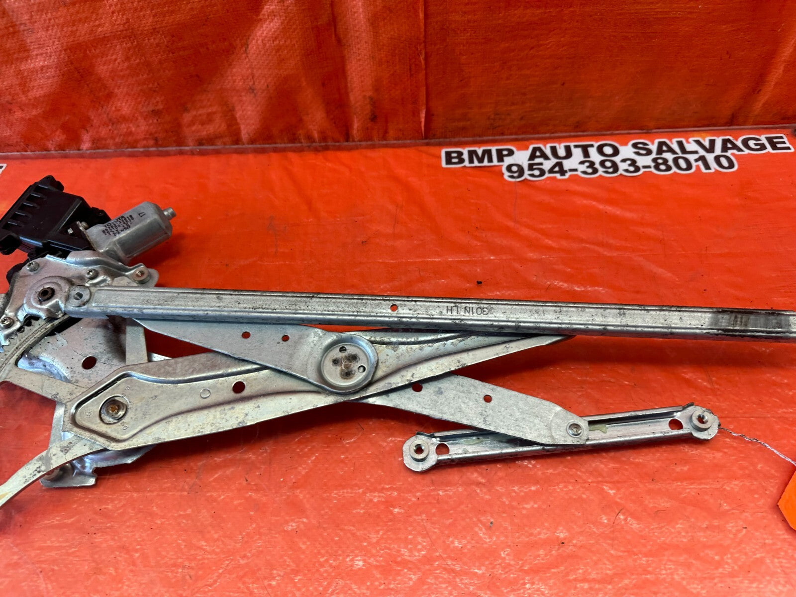 07 12 LEXUS ES350   DRIVER LEFT FRONT WINDOW REGULATOR W/ MOTOR   OEM #2446
