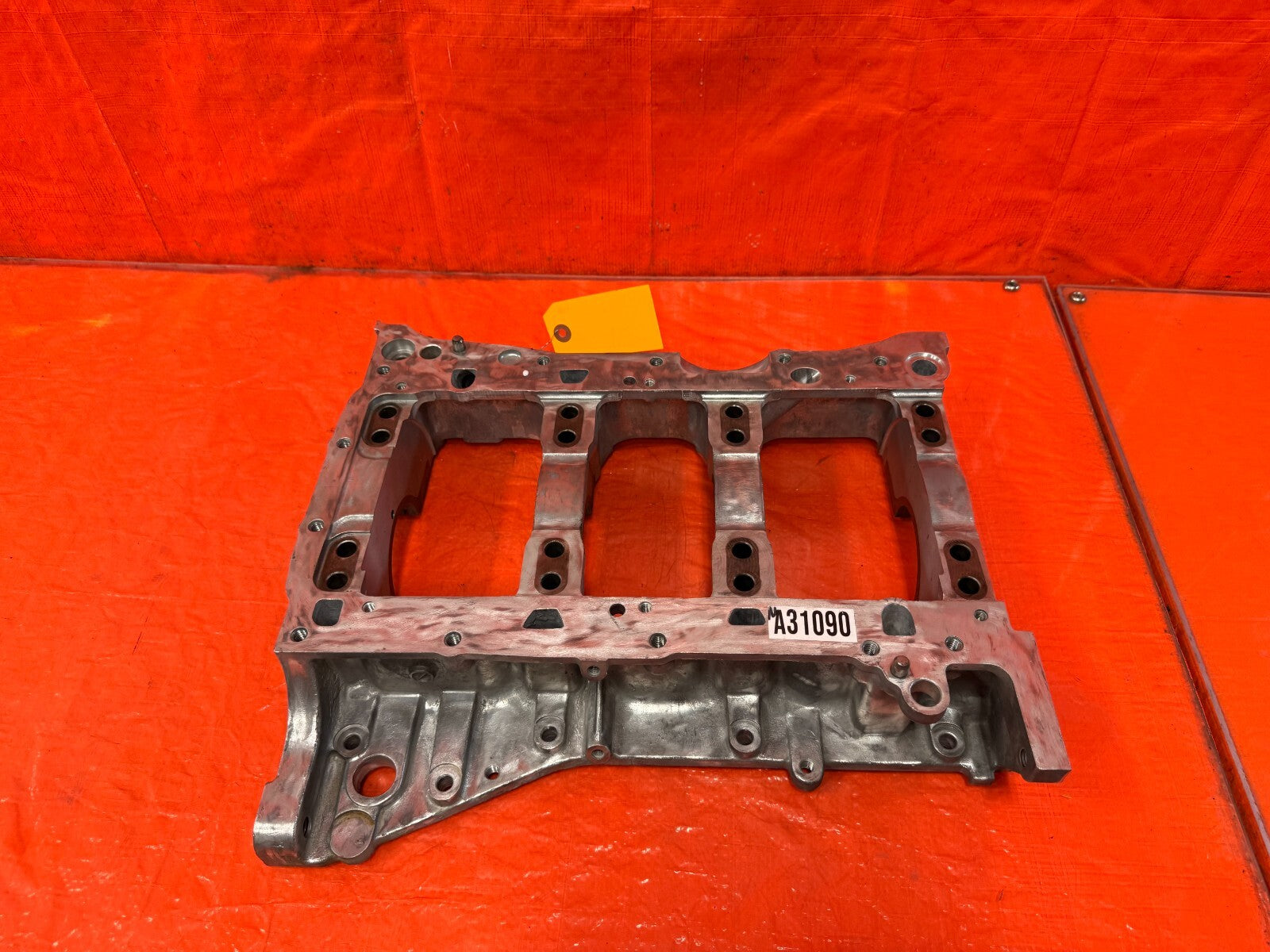10 15 INFINITI G37   ALUMINUM   CRANK CRANKSHAFT GIRDLE OIL PAN   OEM #VQ6