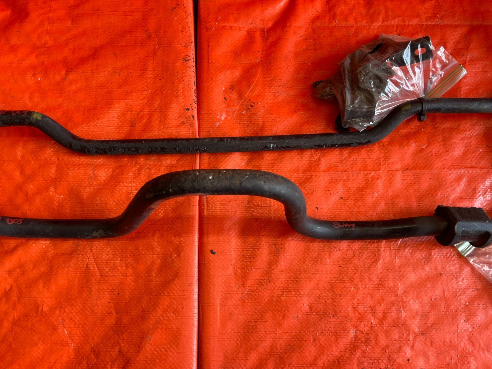 02 04 ACURA RSX TYPE S FRONT AND REAR SWAY STABILIZER BAR BARS F 23MM R 19MM OEM7