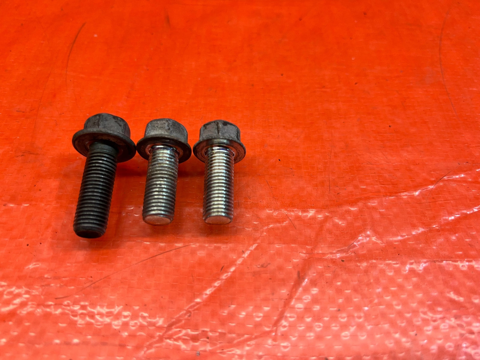 08 15 LANCER EVOLUTION X EVO 10 5 SPEED MT UPPER TRANSMISSION BRACKET BOLTS #1754