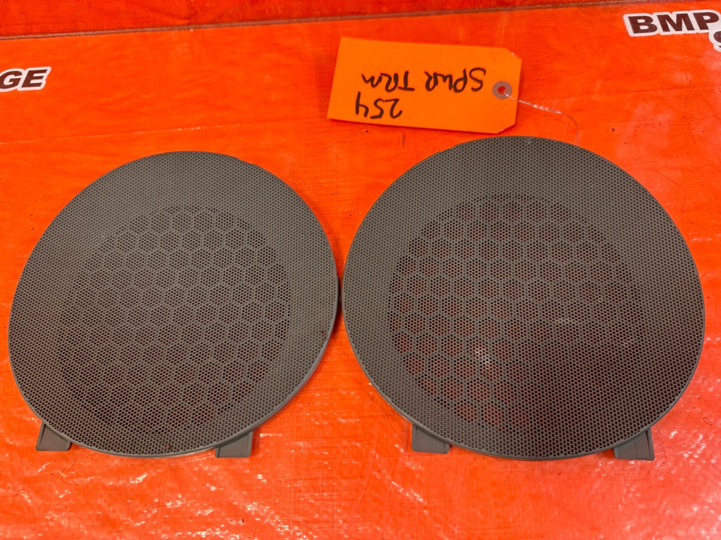 02 06 ACURA RSX   REAR INTERIOR SPEAKER COVER TRIM LEFT & RIGHT   TAN   OEM #2543