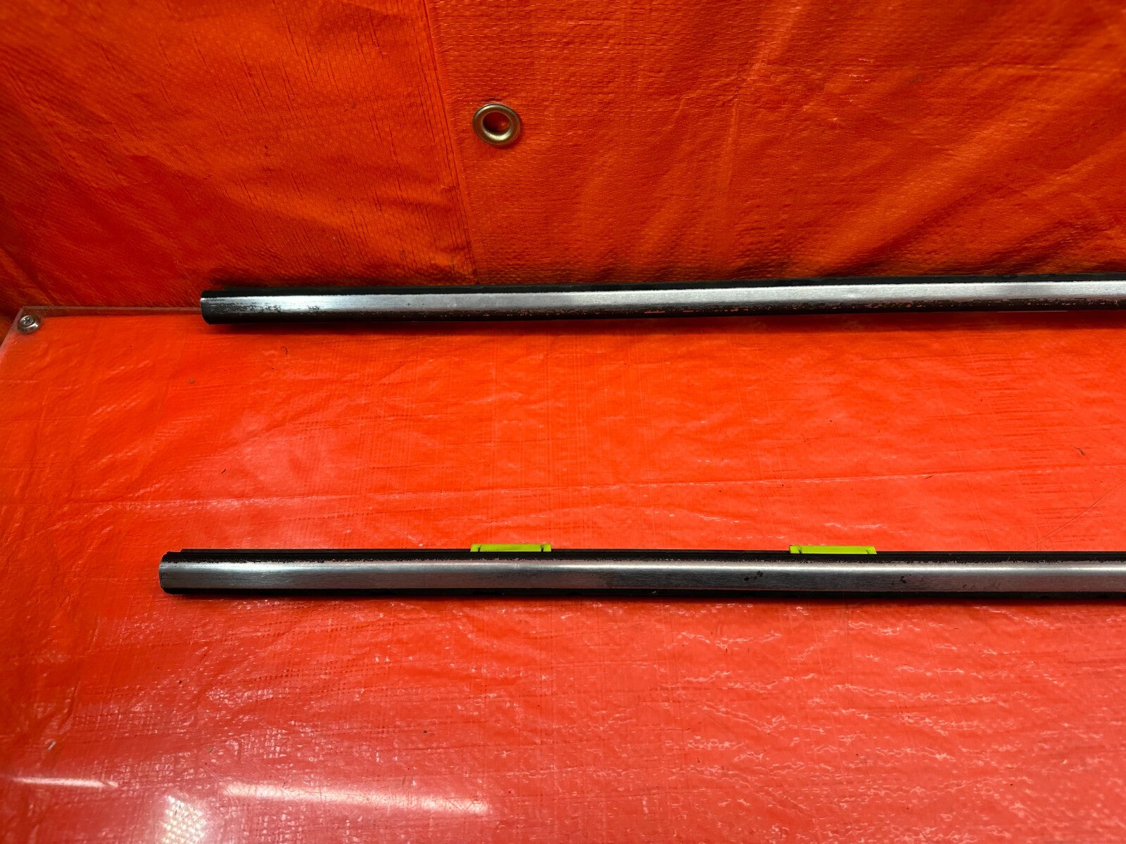 96 00 HONDA CIVIC COUPE HATCH EXTERIOR DOOR WINDOW GLASS TRIM SET LEFT RIGHT 2215