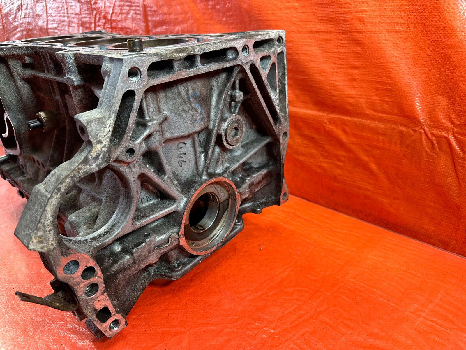 02 05 HONDA CIVIC SI EP3 HATCHBACK   K20A3 ENGINE MOTOR SHORT BLOCK W/ MAIN CAPS6