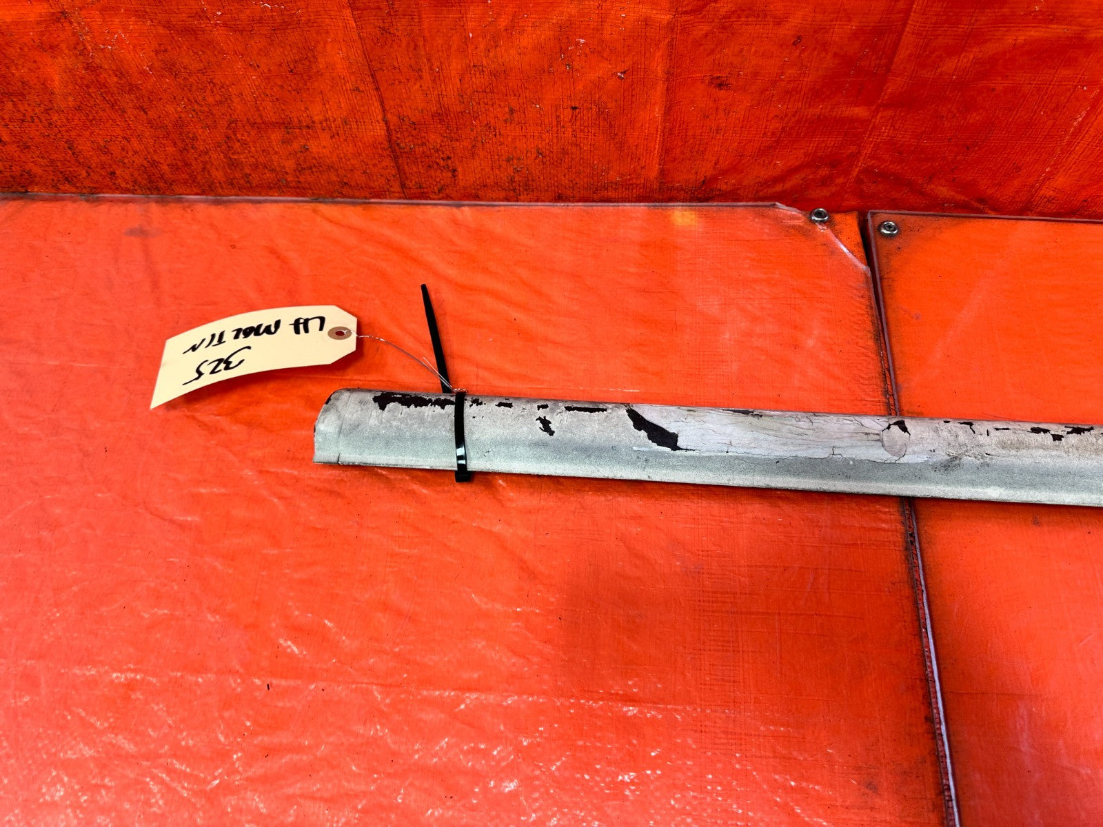 90 91 HONDA CIVIC HATCHBACK   DRIVER LEFT DOOR MOLDING IMPACT STRIP   OEM #3258