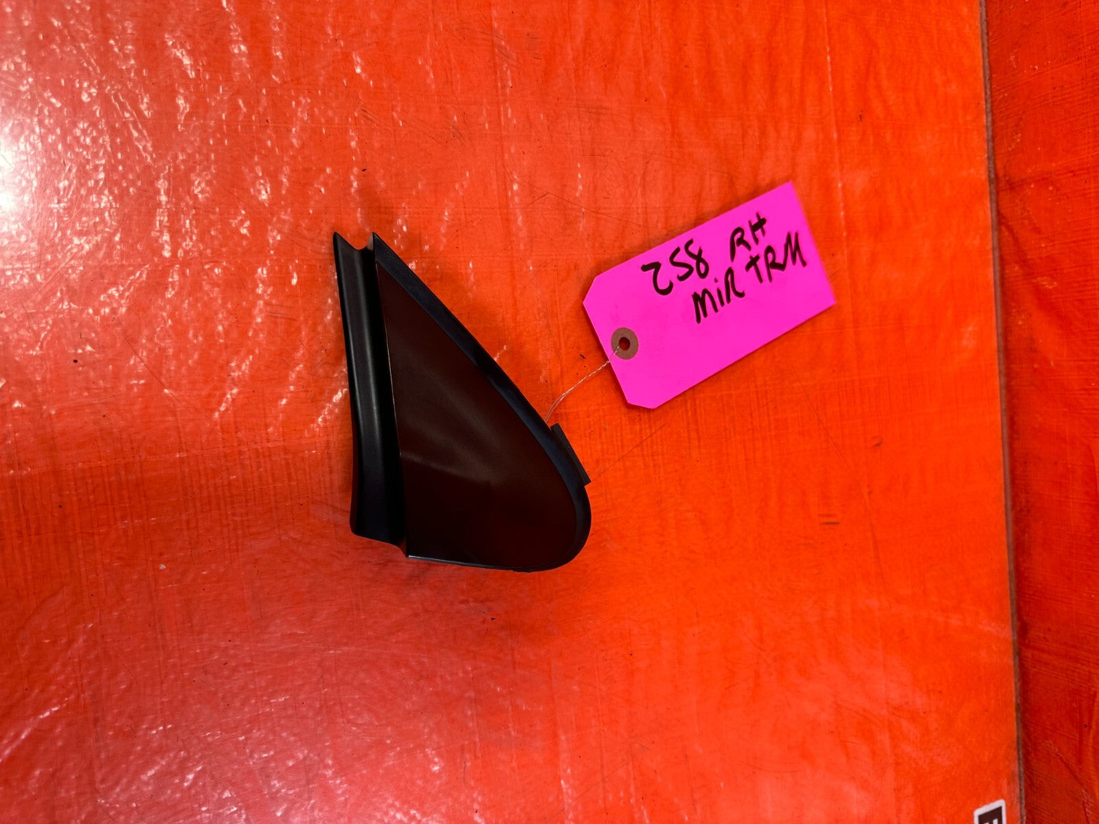 02 05 HONDA CIVIC SI EP3 HATCHBACK RIGHT EXTERIOR MIRROR TRIM COVER PLASTIC #2580