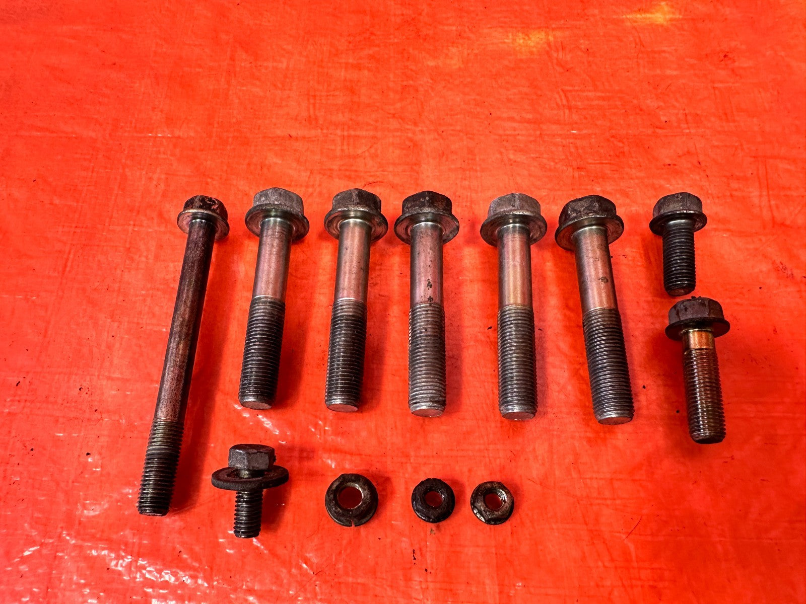 88 91 HONDA CIVIC   TRANSMISSION BELL HOUSING BOLTS HARDWARE   OEM 3251