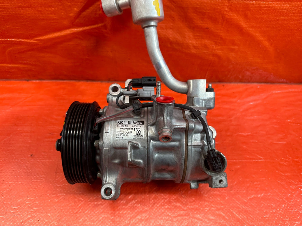 16 20 INFINITI Q50 Q60 3.0L HVAC AIR CONDITIONG AC COMPRESSOR   OEM FACTORY #2157