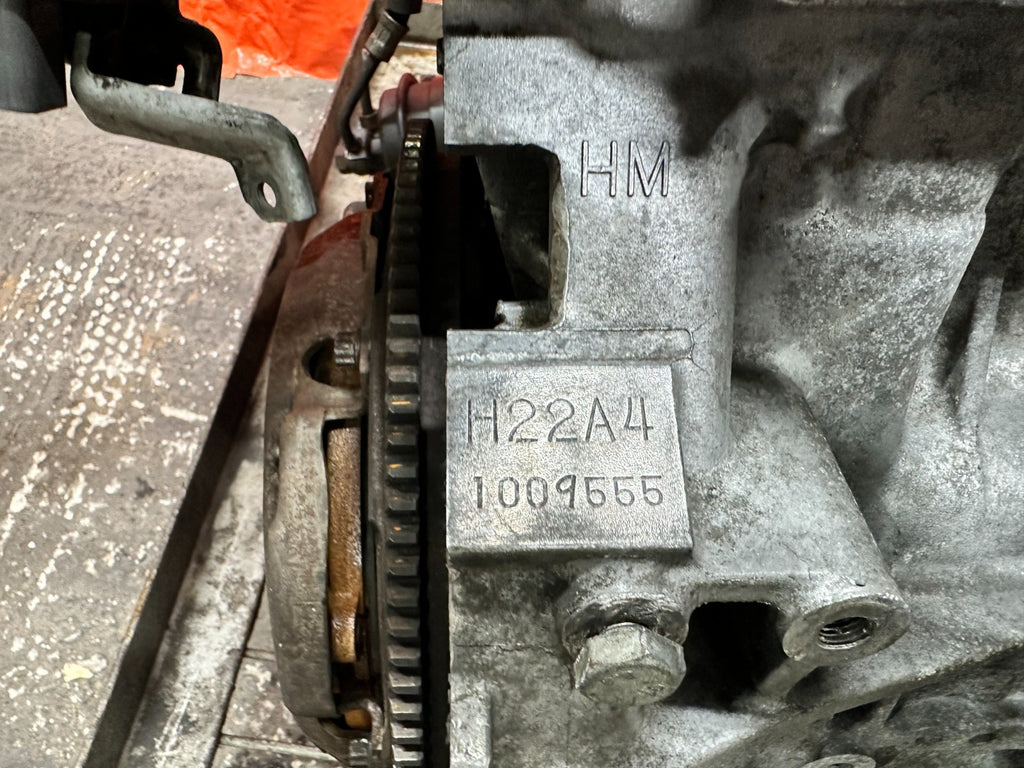 97 01 HONDA PRELUDE 2.2L H22A4 NON SH ENGINE MOTOR LONG BLOCK ASSEMBLY OEM #DNP9