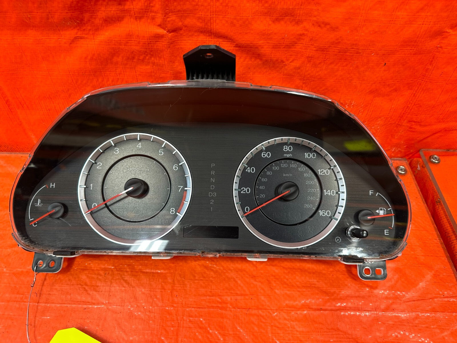 2010 10 HONDA ACCORD SEDAN EX   INSTRUMENT GAUGE CLUSTER SPEEDOMETER   238K #2512