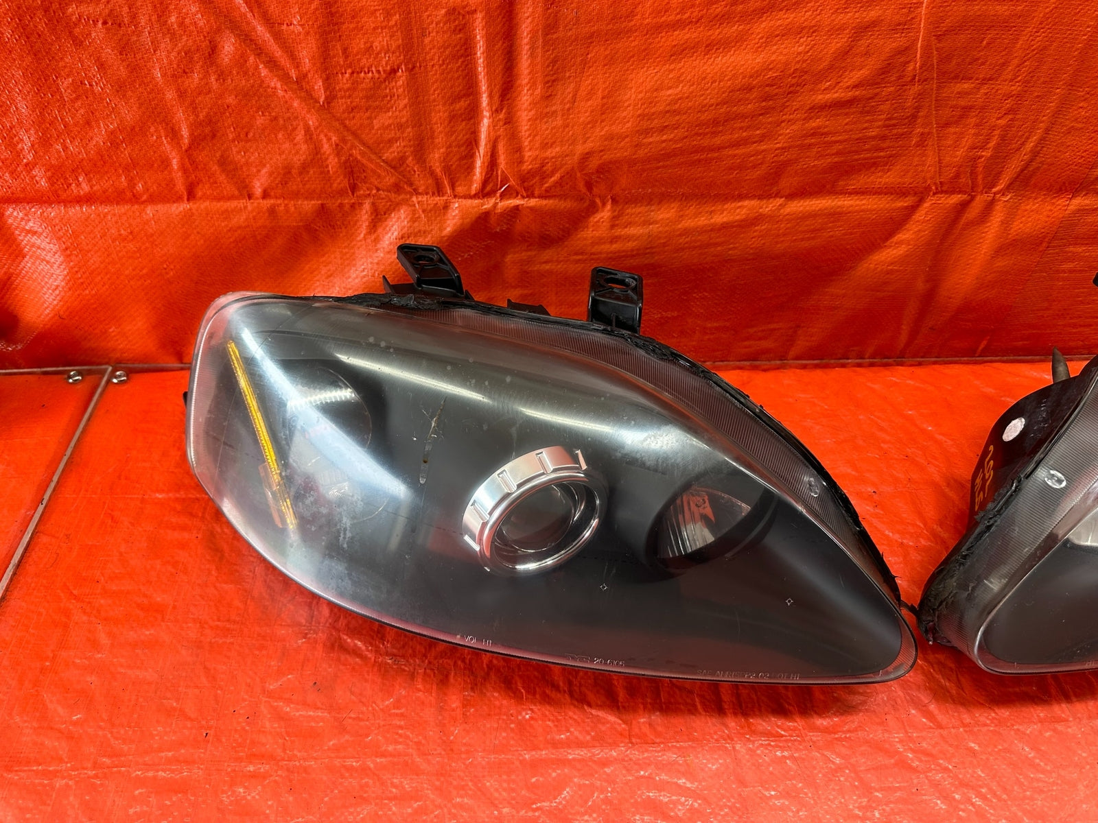 99 00 HONDA CIVIC   AFTERMARKET BRAND   PROJECTOR HEADLIGHT HEADLAMPS   #20211