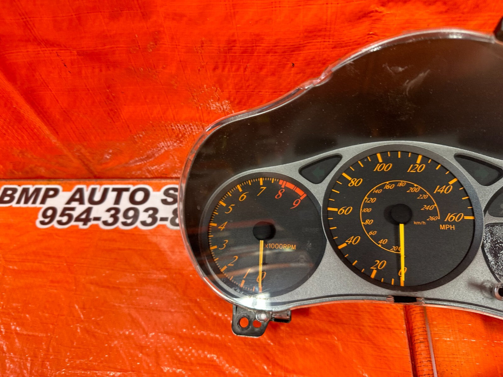 00 02 TOYOTA CELICA GTS GT S   MANUAL   INSTRUMENT GAUGE CLUSTER SPEEDOMETER OEM6