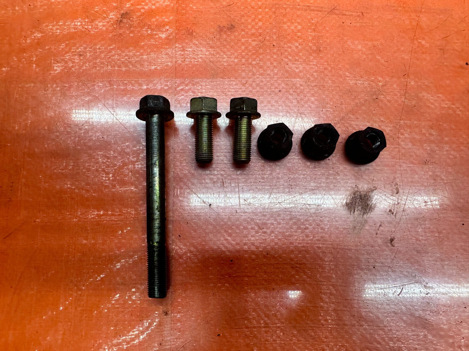 97 01 HONDA PRELUDE 2.2L RIGHT PASSENGER MOTOR MOUNT BOLTS HARDWARE OEM #3365