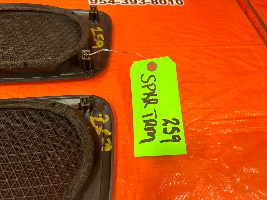 97 01 HONDA PRELUDE   LEFT AND RIGHT REAR SPEAKER TRIM   OEM FACTORY #2598