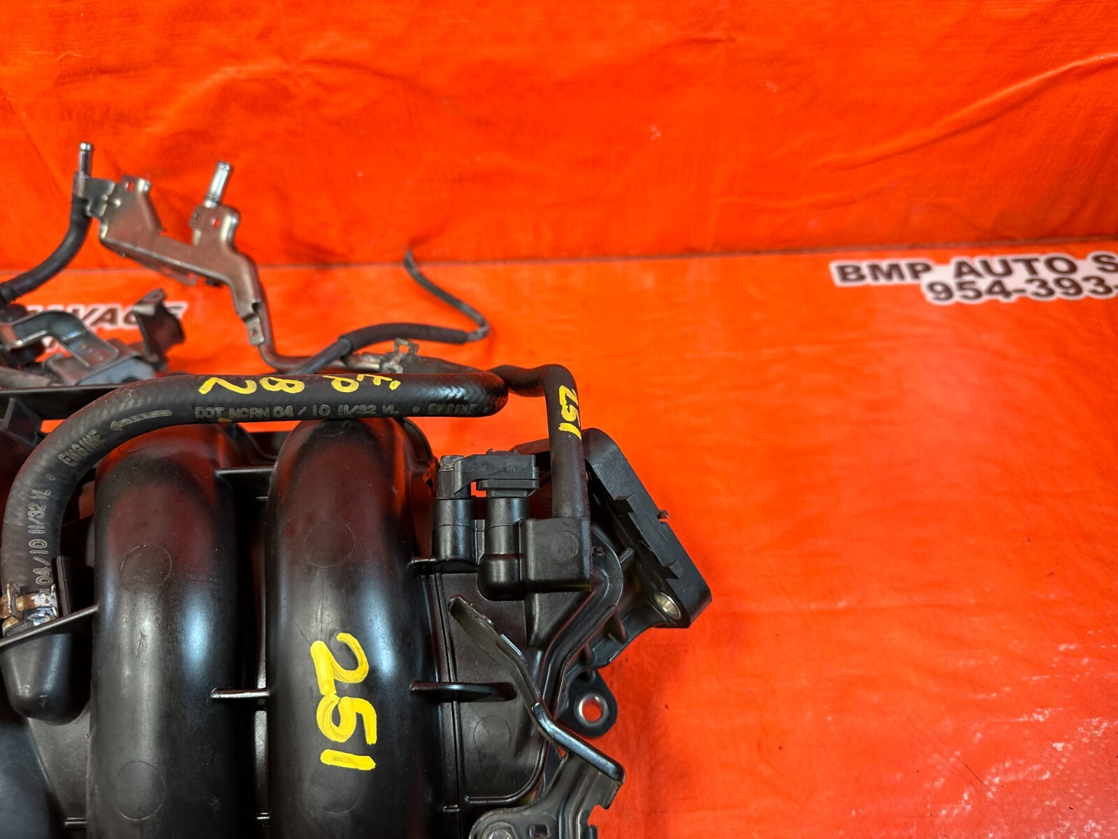 08 12 HONDA ACCORD 2.4L   INTAKE MANIFOLD   PLASTIC PORTION   K24Z3   OEM #2512