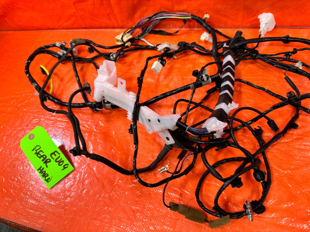 2006 06 LANCER EVOLUTION IX EVO 9 MR REAR / TAIL LIGHT WIRING HARNESS WIRE LOOM6