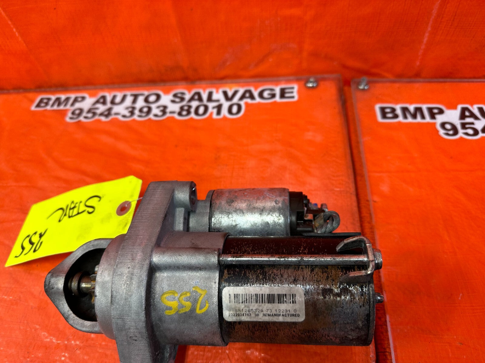 04 05 ACURA TSX   6 SPEED MANUAL STICK SHIFT   ENGINE MOTOR STARTER   OEM #2555