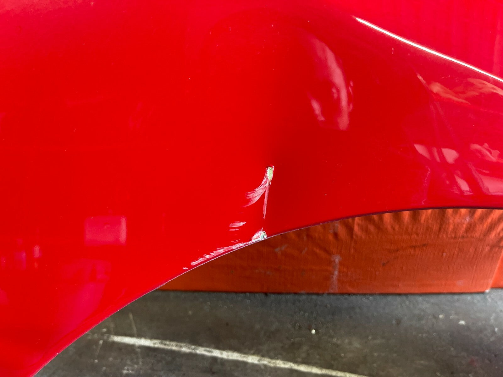 94 01 ACURA INTEGRA 2 & 4 DOOR PASSENGER RIGHT FENDER RED COLOR   OEM FACTORY8