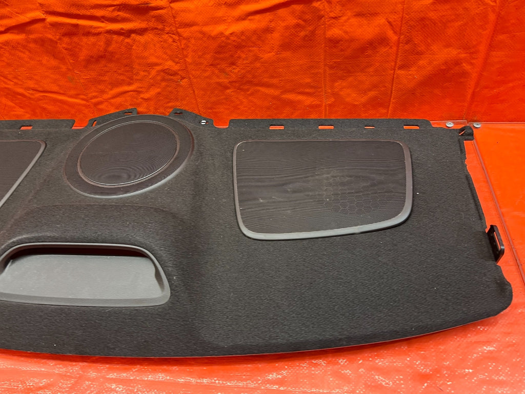 09 14 ACURA TSX   REAR UPPER TRUNK TRIM / SPEAKER COVER   BLACK COLOR   OEM #1685