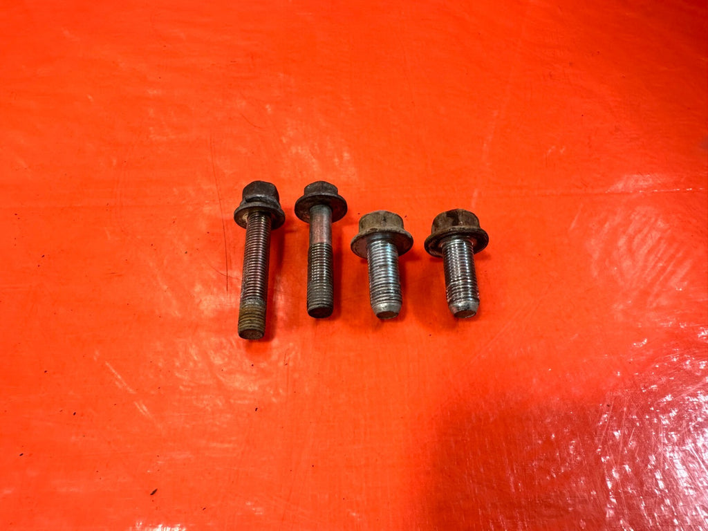 08 15 SUBARU IMPREZA WRX & STI REAR TRANSMISSION BRACKET BOLTS HARDWARE OEM 2834