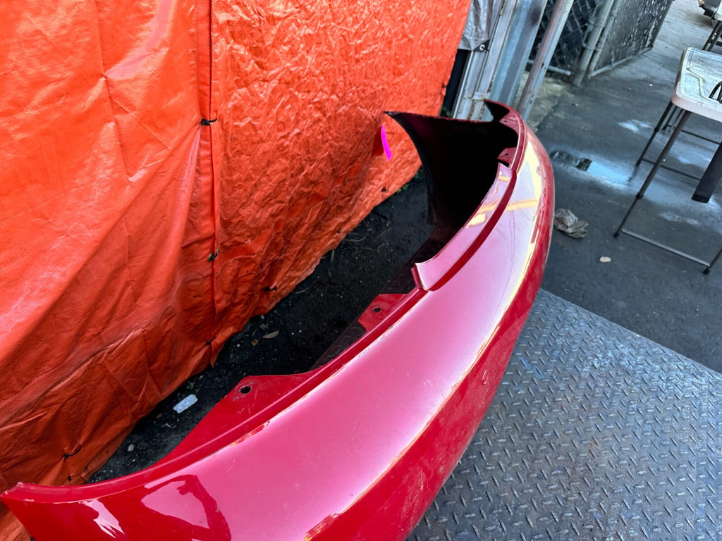 09 15 INFINITI G37 CONVERTIBLE   REAR BUMPER COVER   RED COLOR   OEM #27814