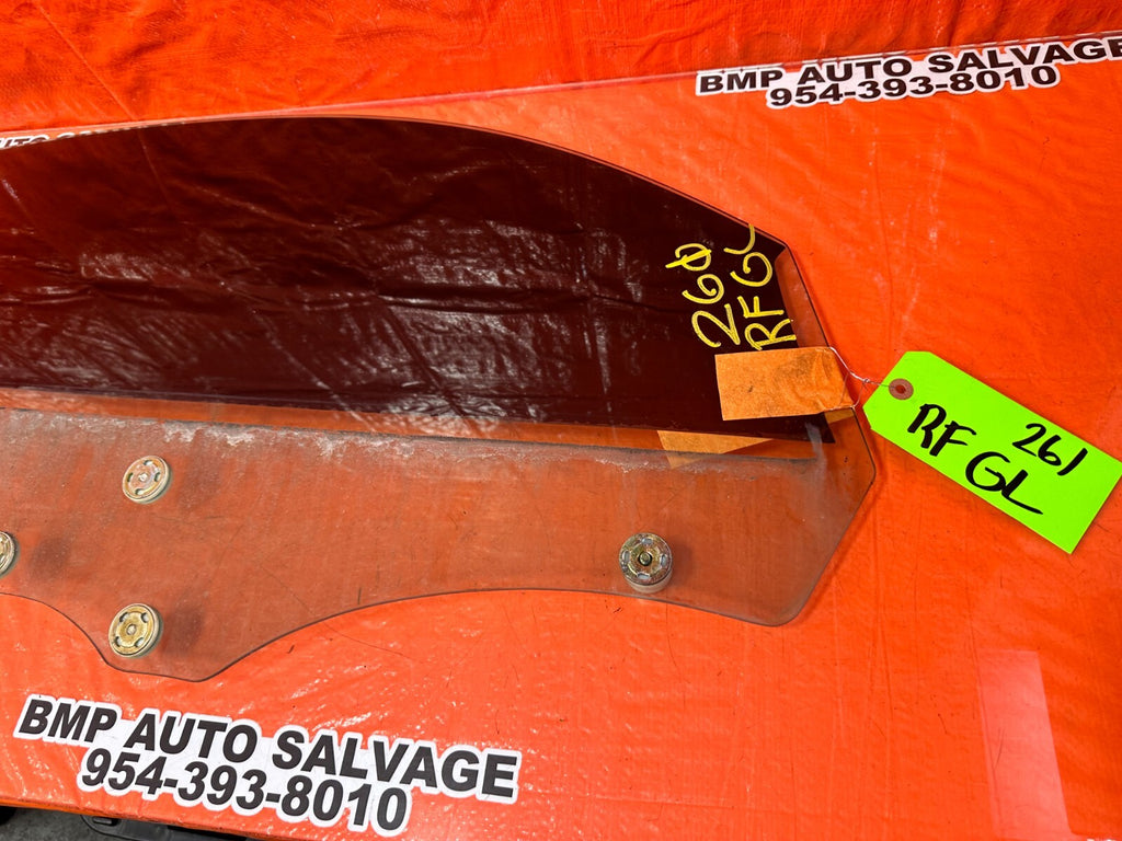 02 10 LEXUS SC430   PASSENGER RIGHT FRONT   DOOR GLASS WINDOW OEM FACTORY #2616