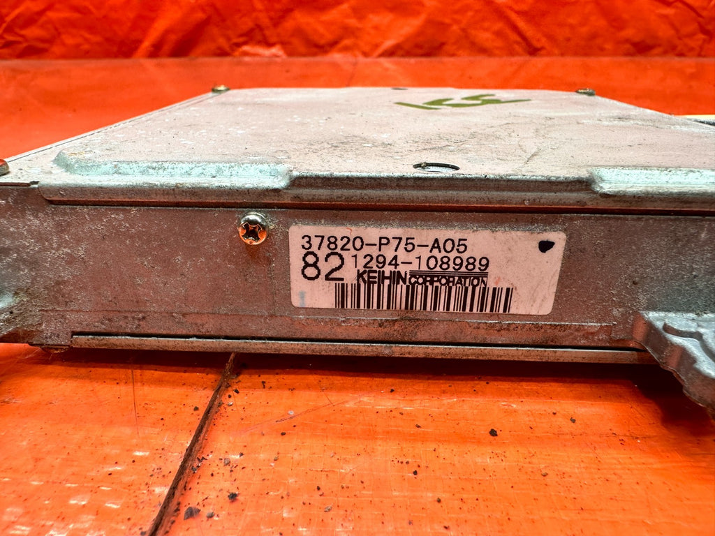 96 99 ACURA INTEGRA 1.8L 5 SPEED LS ENGINE CONTROL MODULE ECU 37820 P75 A05 #3312