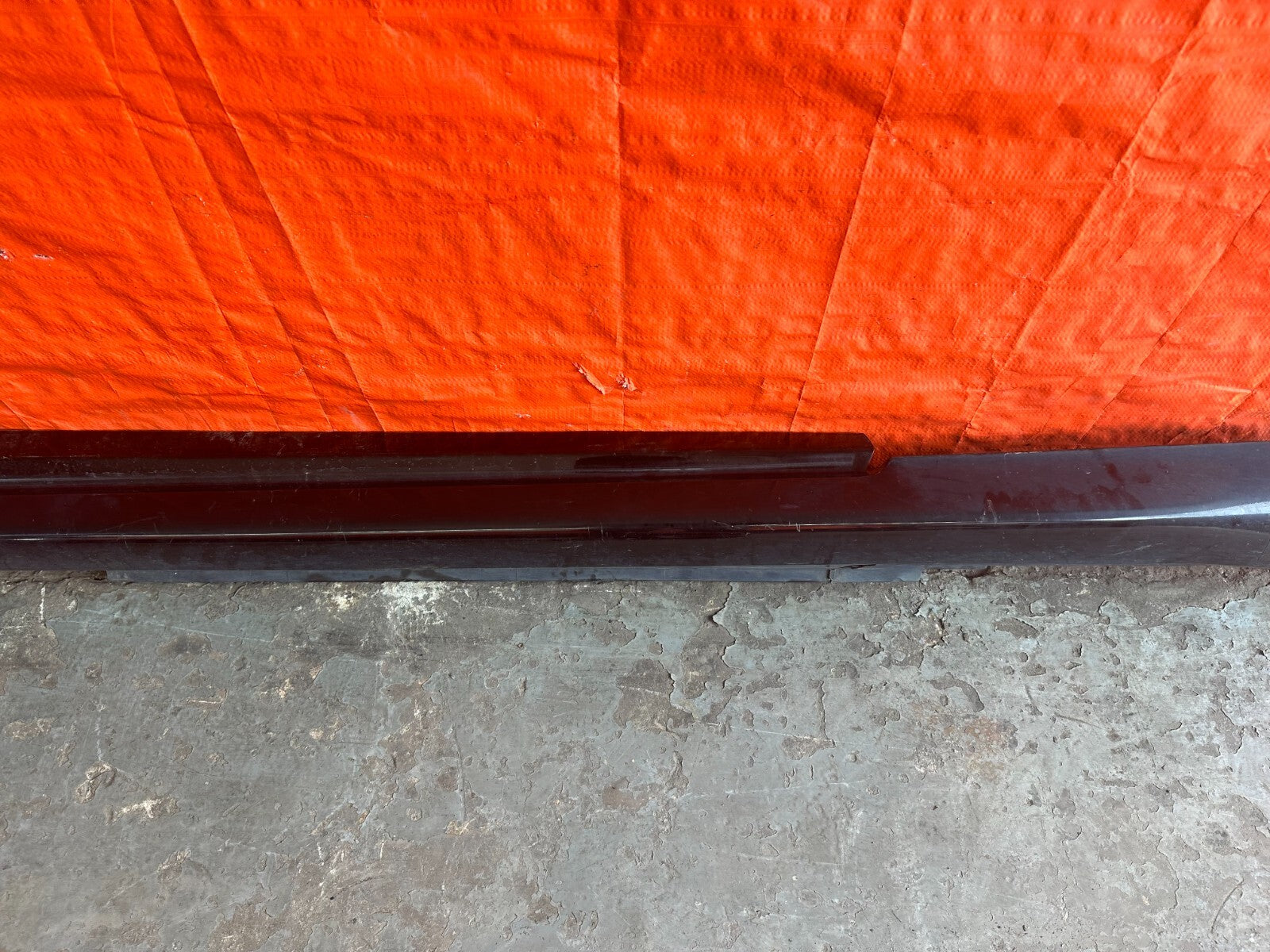 09 13 INFINITI G37 CONVERTIBLE   DRIVER LEFT SIDE SKIRT ROCKER MOLDING OEM #2324