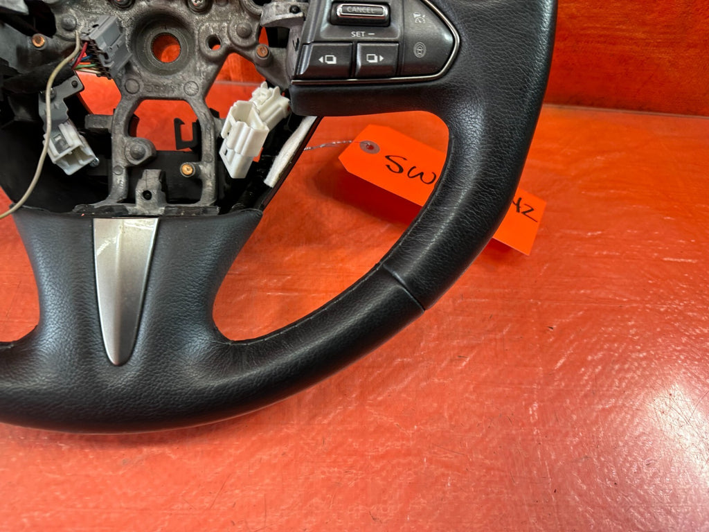 2017 17 INFINITI Q50 RED SPORT 400 RWD   STEERING WHEEL   NON HEATED   OEM #2422