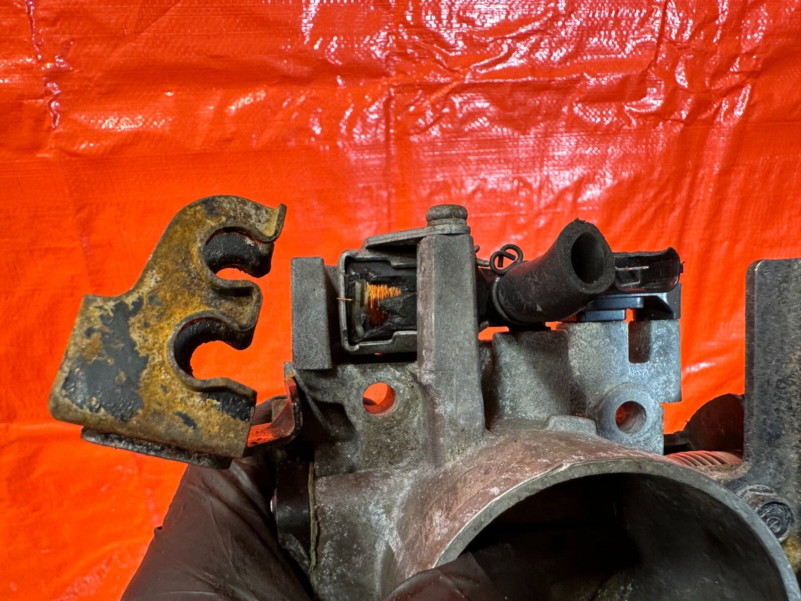 02 04 ACURA RSX TYPE S K20A2 ENGINE MOTOR THROTTLE BODY   THERE ARE FLAWS  ‍ 4