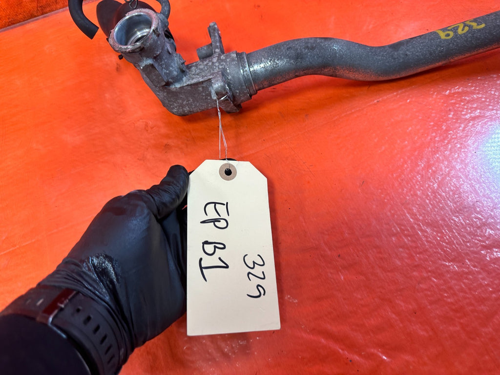 08 15 INFINITI G37 Q60 3.7L VQ37 REAR ENGINE WATER COOLANT PASSAGE PIPE #32912