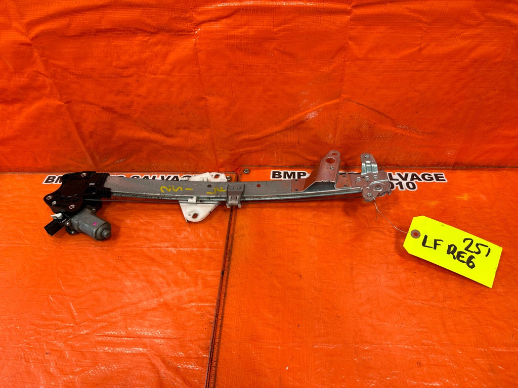 08 12 HONDA ACCORD SEDAN 2.4L DRIVER LEFT FRONT WINDOW REGULATOR MOTOR OEM 2515