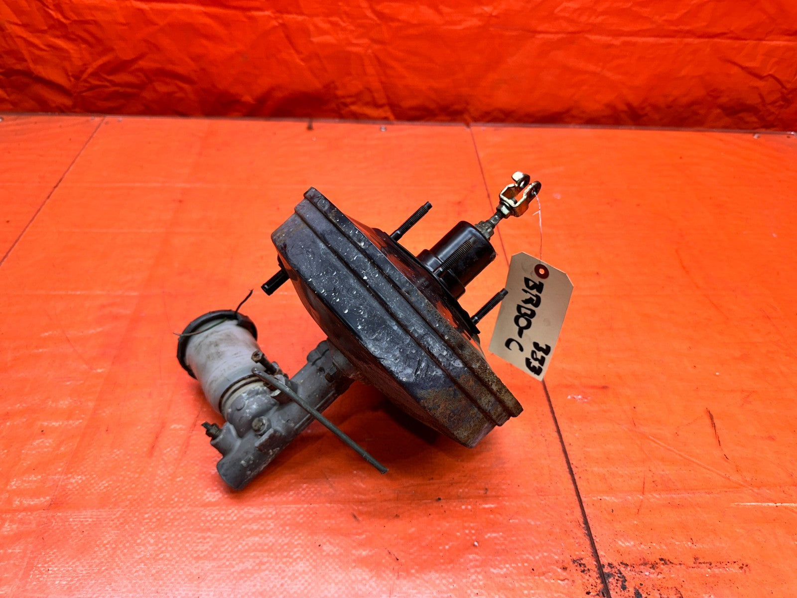 92 95 HONDA CIVIC EX 1.6L   POWER BRAKE BOOSTER & MASTER CYLINDER   OEM #3334