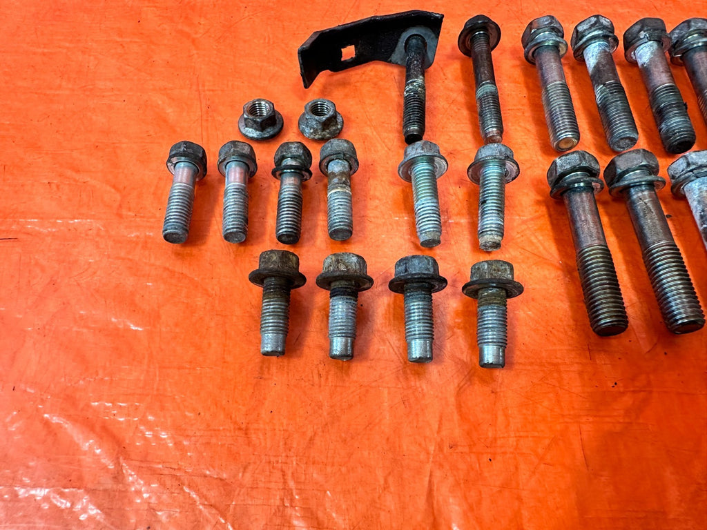 08 15 INFINITI G37 Q60 6 SPEED MANUAL TRANSMISSION BELL HOUSING BOLTS OEM #3295