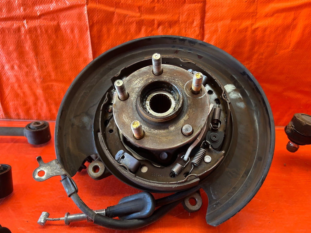 13 16 SCION FRS   DRIVER LEFT REAR SPINDLE KNUCKLE HUB W/ ALL CONTROL ARMS OEM9