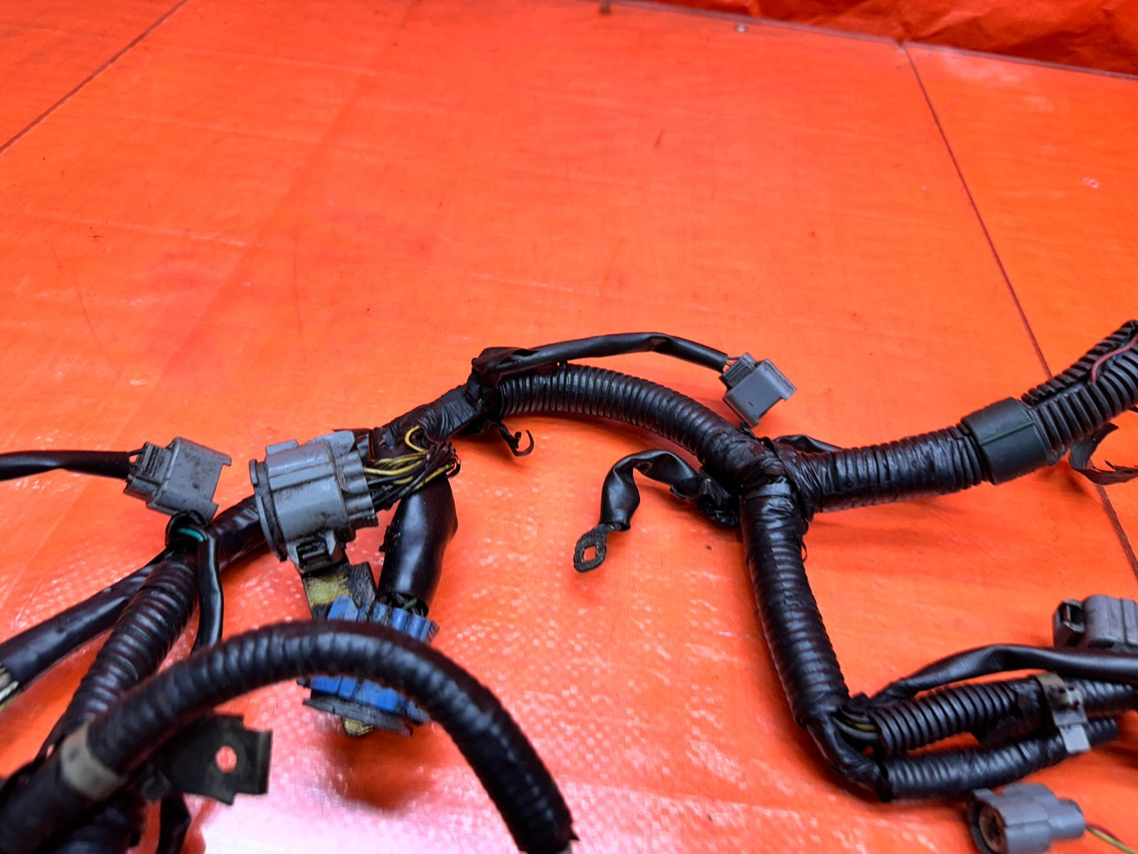 99 00 HONDA CIVIC SI 1.6L B16A2 B16 B16A ENGINE WIRE HARNESS OEM  MISSN 2 PLUGS8