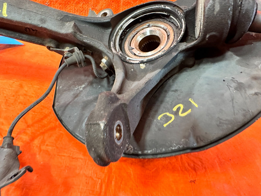 09 14 ACURA TSX   LEFT FRONT SPINDLE KNUCKLE HUB UPPER LOWER CONTROL ARM 3216