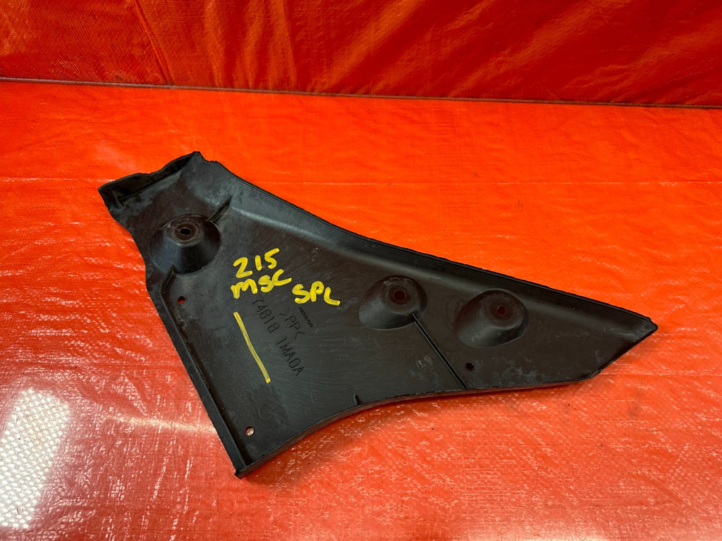 14 20 INFINITI Q50   SPLASH SHIELD TUNNEL STAY BRACKET RIGHT REAR   OEM #2158