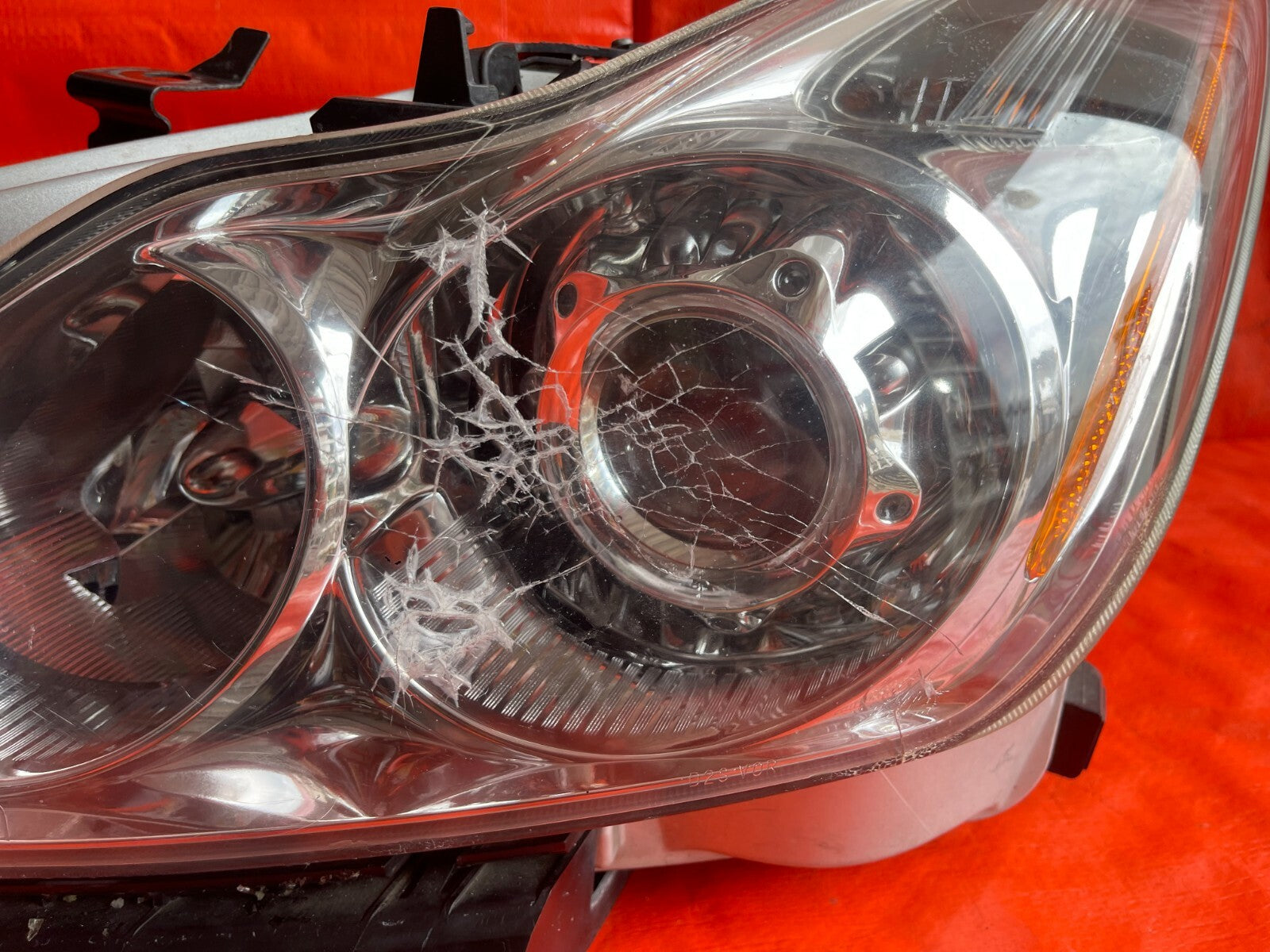 08 10 INFINITI G37 SPORT S 2D DRIVER LEFT HEADLIGHT HEADLAMP NON AFS OEM  FLAW!3