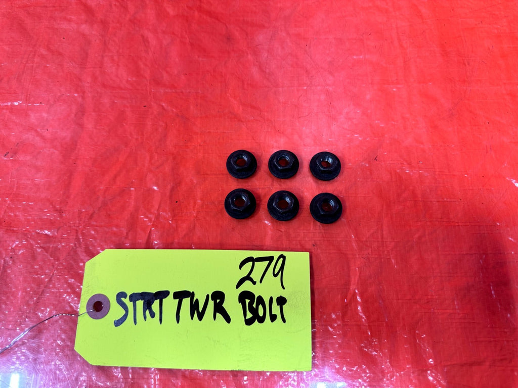 09 14 ACURA TSX   FRONT STRUT BAR STABILIZER BAR BOLTS HARDWARE OEM #2790