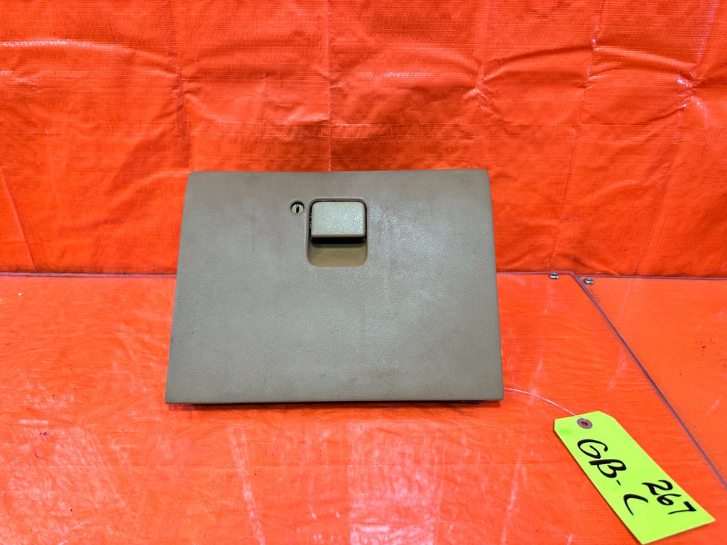 90 93 MAZDA MX 5 MIATA   GLOVE BOX ASSEMBLY   TAN BROWN COLOR   OEM #2675