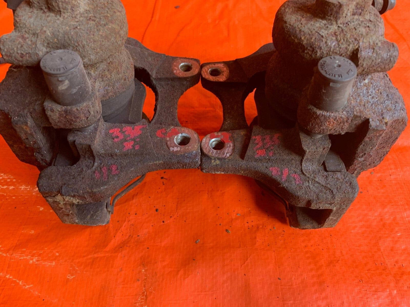 OEM 2007 BMW 335Xi 335i AWD SEDAN DRIVER LEFT PASSENGER RIGHT BRAKE CALIPER SET10