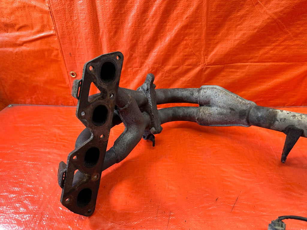 99 00 HONDA CIVIC EX D16Y8 HEADER / EXHAUST MANIFOLD W/ DOWN PIPE A PIPE OEM 1918