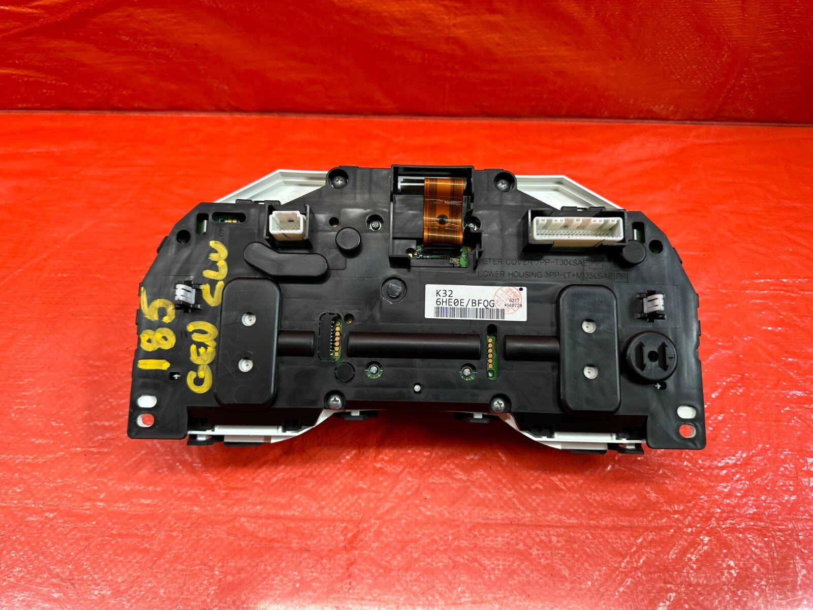 17 19  INFINITI Q50   3.0L TURBO ONLY   INSTRUMENT GAUGE CLUSTER SPEEDO 42K MLS7