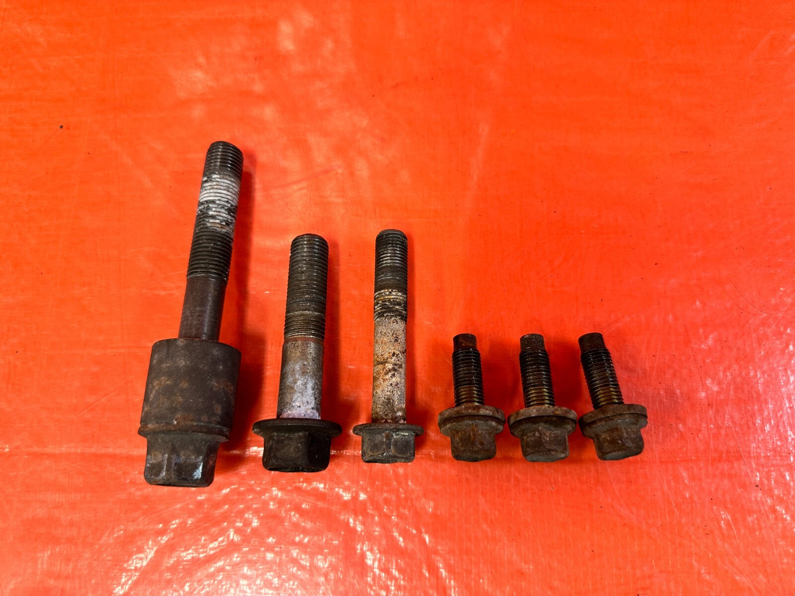 93 97 HONDA DEL SOL   REAR TRANSMISSION BRACKET BOLTS HARDWARE OEM FACTORY #2940