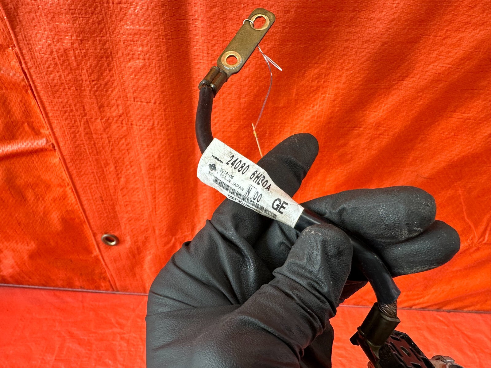16 20 INFINITI Q50 Q60 3.0L   NEGATIVE TERMINAL BATTERY GROUND WIRE HARNESS #2224